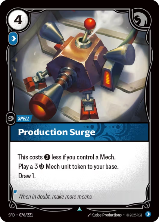 Production Surge [Uncommon] SFD 076/221 - Riftbound Spiritforged