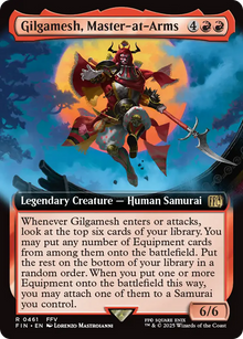 Gilgamesh, Master-at-Arms [FINAL FANTASY] Magic The Gathering [0461] Extended Art