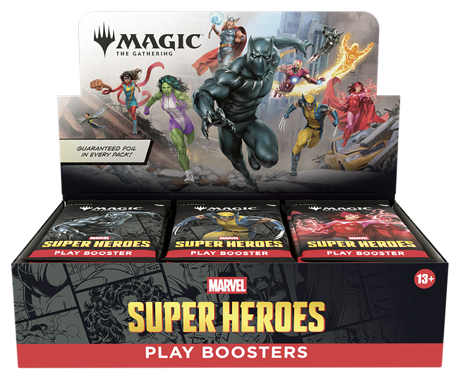 MTG MARVEL SUPER HEROES PLAY BOOSTER (Pre-order )