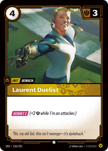 Laurent Duelist [Common] SFD 156/221 -  Riftbound Spiritforged