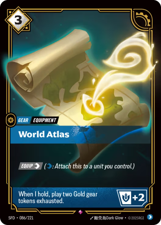 World Atlas [Rare] SFD 086/221 - Riftbound Spiritforged