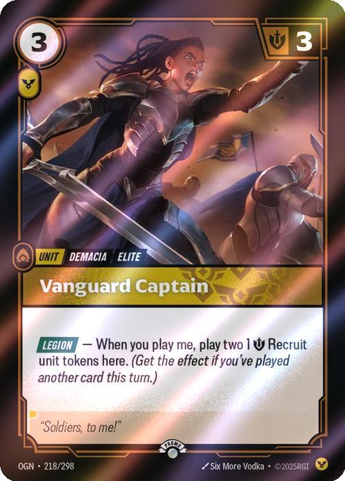 Vanguard Captain [Promo] #218/298 - Origins