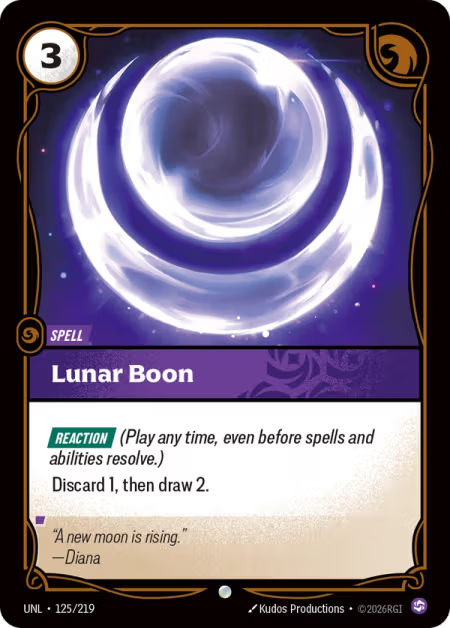 Lunar Boon [Common] UNL 125/219 - Riftbound Unleashed