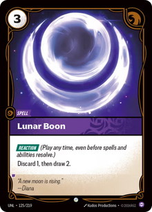 Lunar Boon [Common] UNL 125/219 - Riftbound Unleashed