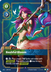 Lillia - Bashful Bloom [Legend] UNL 189/219 - Riftbound Unleashed