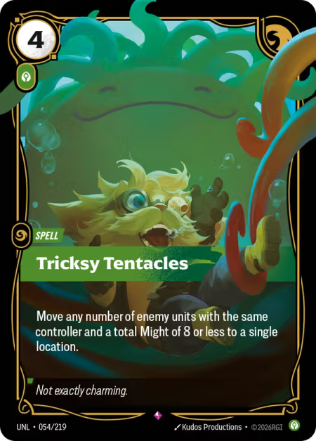 Tricksy Tentacles [Rare] UNL 054/219 - Riftbound Unleashed