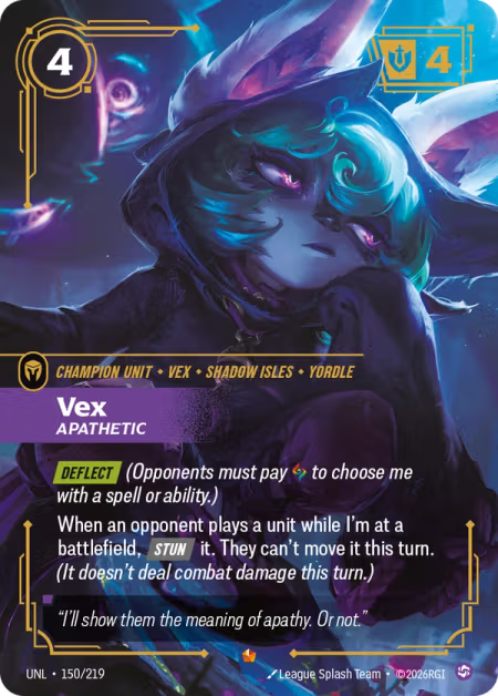 Vex, Apathetic [Epic] UNL 150/219 - Riftbound Unleashed