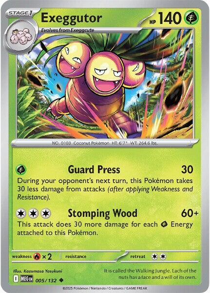 Exeggutor [Uncommon] #005/132 - Pokemon Mega Evolution