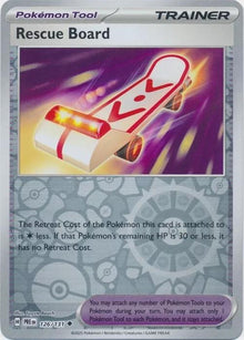 Rescue Board [Reverse Holo] #126/131 Pokemon Prismatic Evolutions