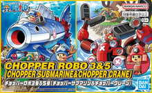 Bandai: One Piece - Chopper Robot 3&5 (Chopper Submarine & Chopper Crane)