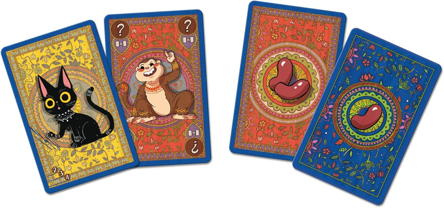 Heidelbar Games - Hungry Monkey Card Game – The Smart & Easy Family Card Game Right Out of The Jungle - for 2 to 6 Players
