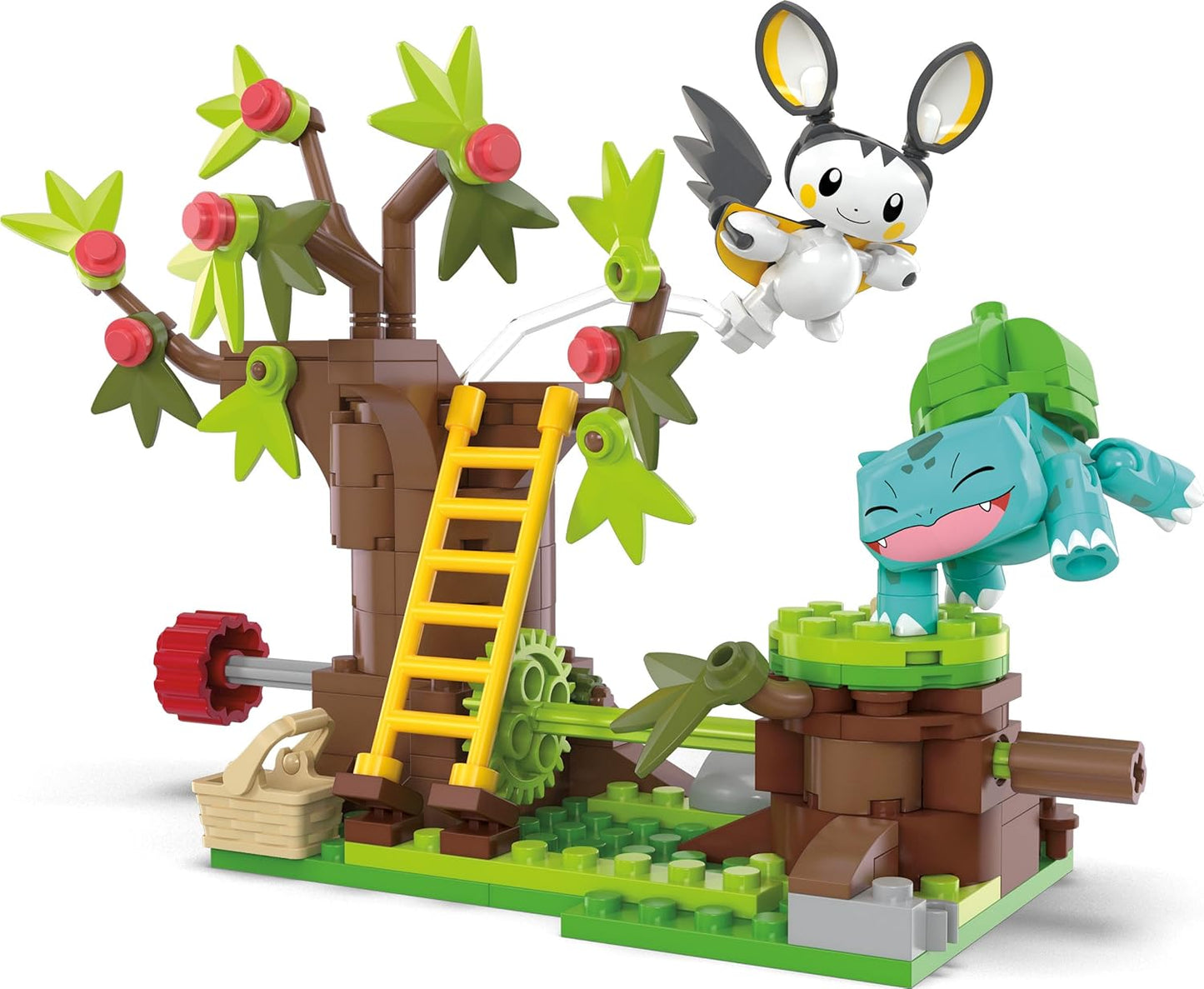Mega Pokemon: Emolga and Bulbasaur's Charming Woods