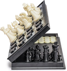 Large Travel Magnetic Chess & Checkers