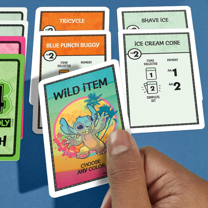 Monopoly Deal: Disney Stitch Edition Card Game