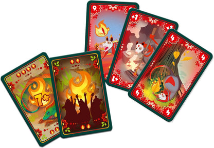 Heidelbar Games - Tails on Fire - A Very Interactive Card Game for 2-6 Players in Which Chosing The Best 3 Cards for One Round Becomes an Exciting Dilemma