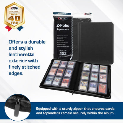 BCW Top Loader Binder - Black 9-Pocket