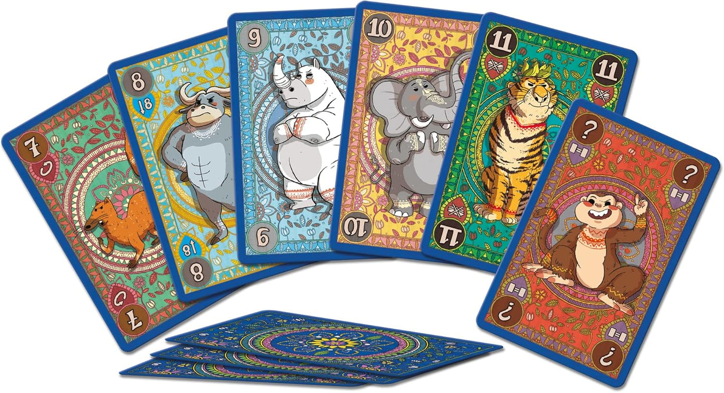 Heidelbar Games - Hungry Monkey Card Game – The Smart & Easy Family Card Game Right Out of The Jungle - for 2 to 6 Players