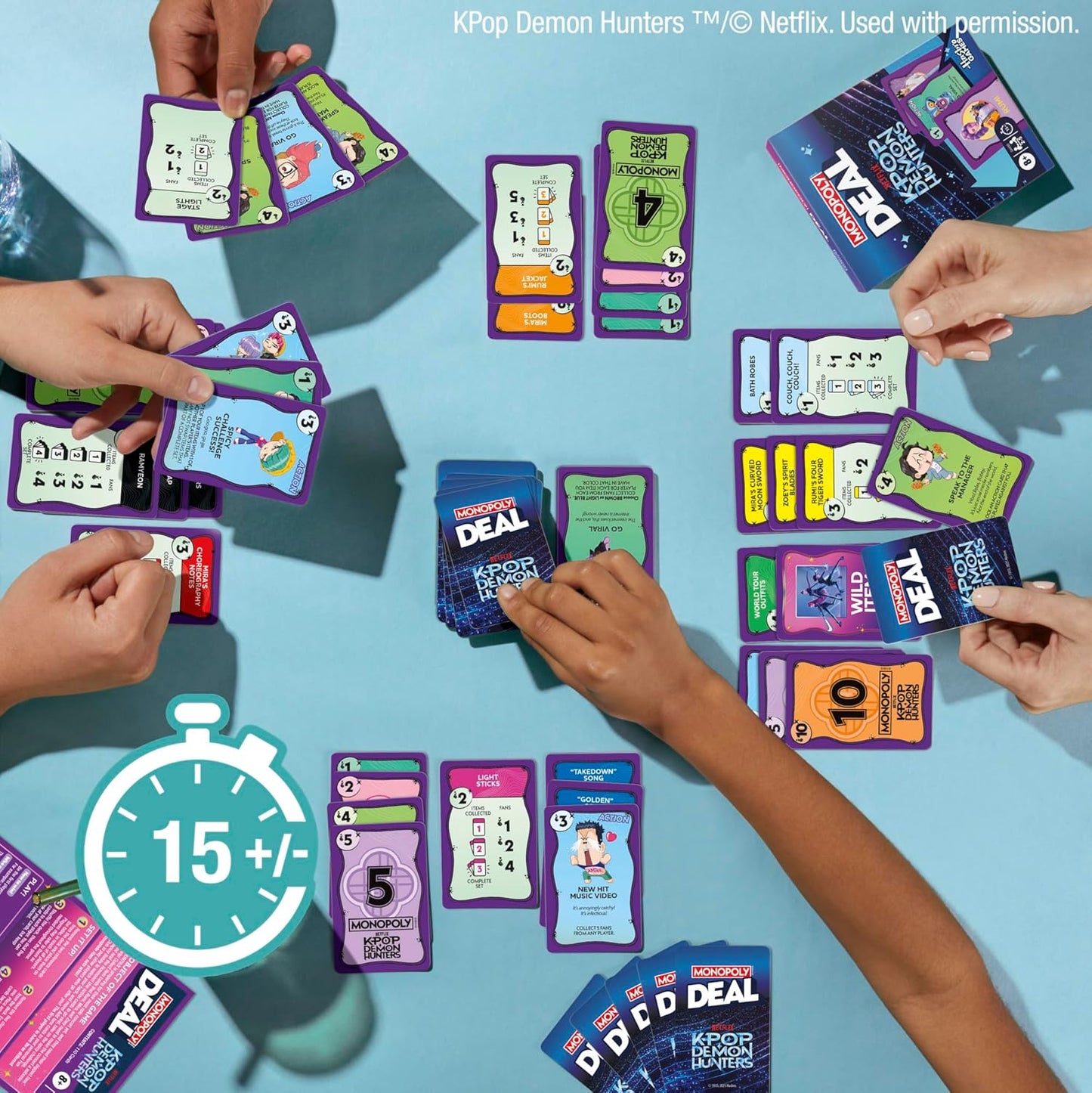 Monopoly Deal: K-Pop Demon Hunters