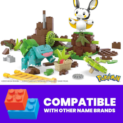 Mega Pokemon: Emolga and Bulbasaur's Charming Woods