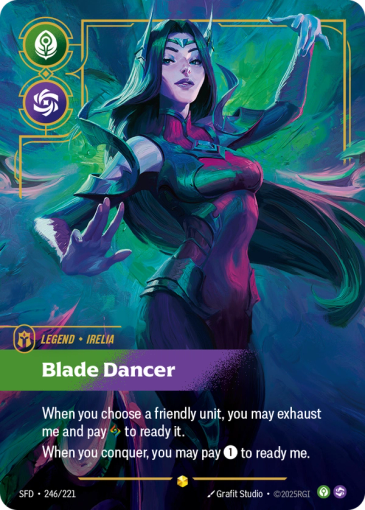 Irelia - Blade Dancer [Overnumbered] SFD 246/221 - Riftbound Spiritforged