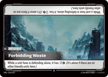 Forbidding Waste [Battlefield] UNL 210/219 - Riftbound Unleashed