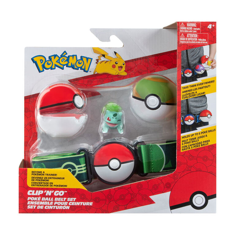 Pokemon Clip "N" Go Poke Ball Belt Set