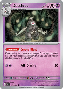 Dusclops [Common] #019/064 - Pokemon Shrouded Fable