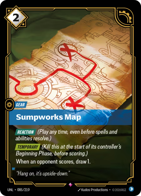 Sumpworks Map [Rare] UNL 085/219 - Riftbound Unleashed