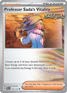 Professor Sada's Vitality [Reverse Holo Uncommon] #120/131 - Pokemon Prismatic Evolutions