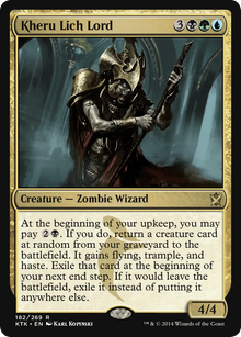 Kheru Lich Lord (Foil) R 182 Khans of Tarkir