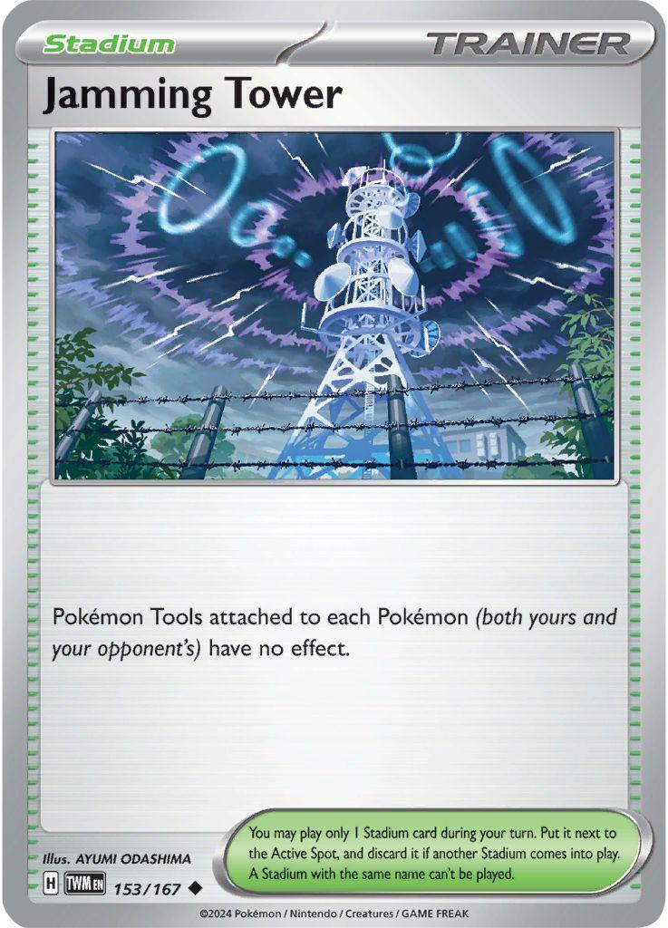 Jamming Tower [Uncommon] #153/167 - Pokemon Twilight Masquerade