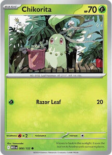 Chikorita  [Common] #008/132 - Pokemon Mega Evolution
