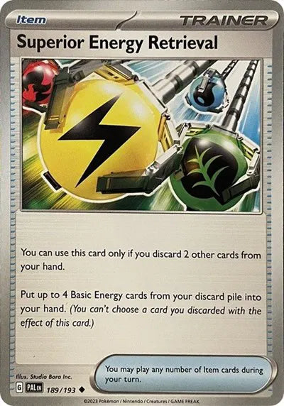Superior Energy Retrieval [Uncommon] 189/193 - Paldea Evolved