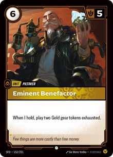 Eminent Benefactor [Common] SFD 152/221 -  Riftbound Spiritforged