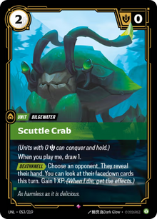 Scuttle Crab [Rare] UNL 053/219 - Riftbound Unleashed