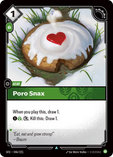 Poro Snax [Uncommon] SFD 046/221 - Riftbound Spiritforged