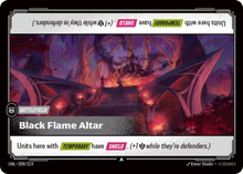 Black Flame Altar [Battlefield] UNL 208/219 - Riftbound Unleashed