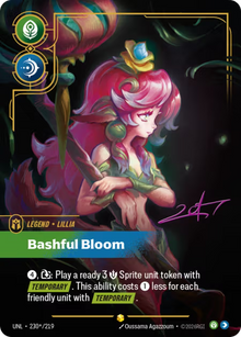 Lillia - Bashful Bloom [Signature Overnumbered] UNL 230*/219 - Riftbound Unleashed