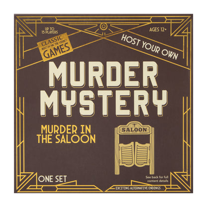 Murder Mystery: Murder in the Saloon