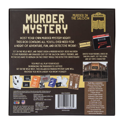 Murder Mystery: Murder in the Saloon