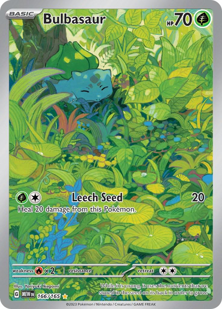 Bulbasaur [Illustration Rare] #166/165 - Pokemon 151