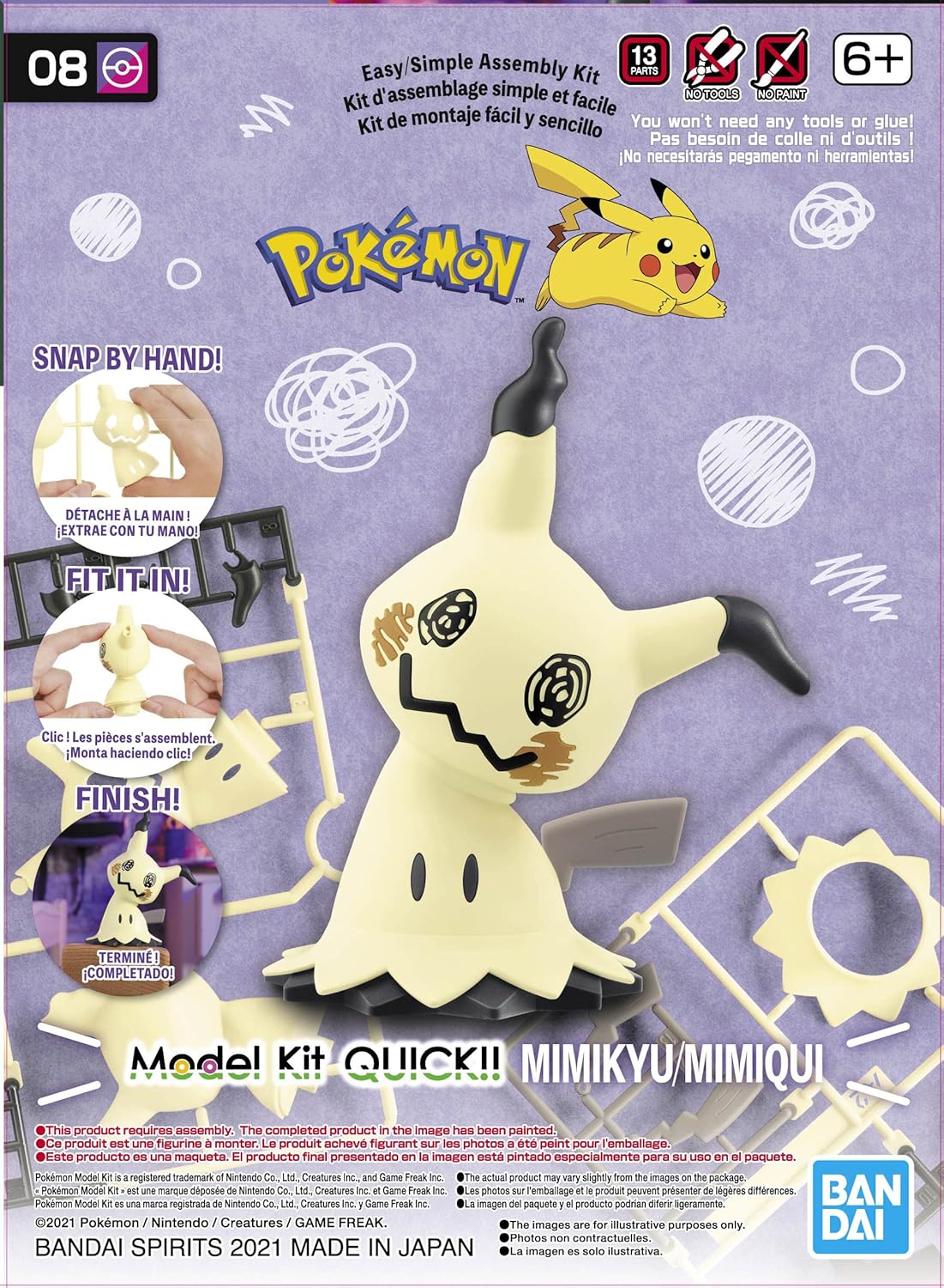 [Bandai] Pokemon Mimikyu Model Kit 08