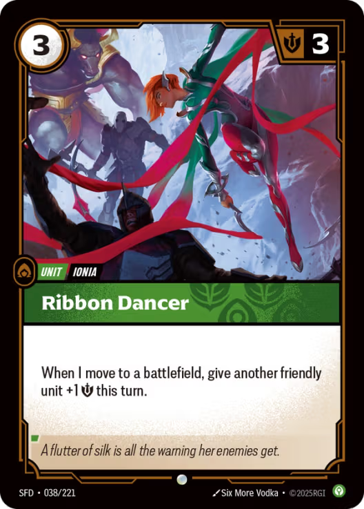 Ribbon Dancer [Common] SFD 038/221 - Riftbound Spiritforged