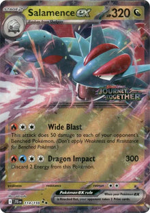 Salamence ex [Stamped] 114/159 - Pokémon Journey Together Stamped