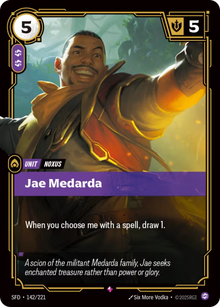 Jae Medarda [Rare] SFD 142/221 -  Riftbound Spiritforged