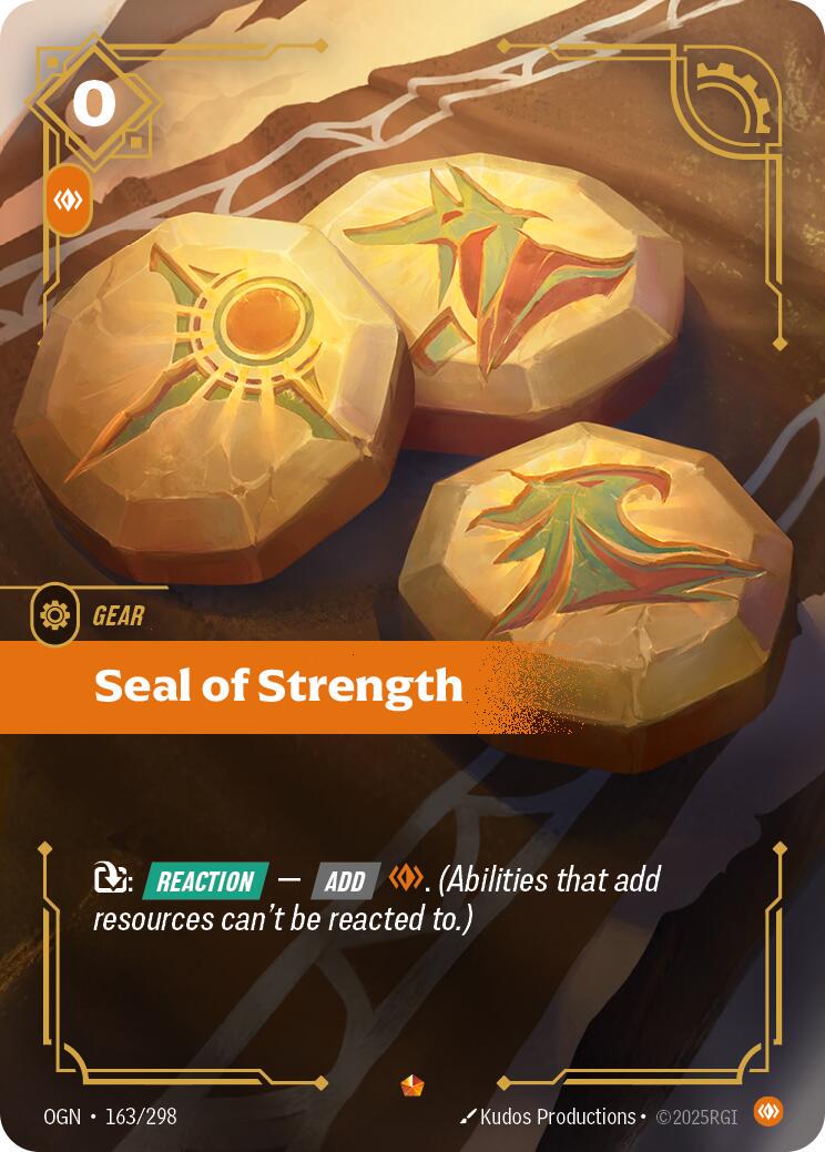 Seal of Strength [Epic] 163/298 - Riftbound Origins