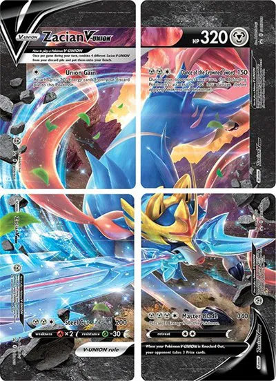 Zacian V Union [Promo] - Pokémon  Sword & Shield Promo [Set of 4]