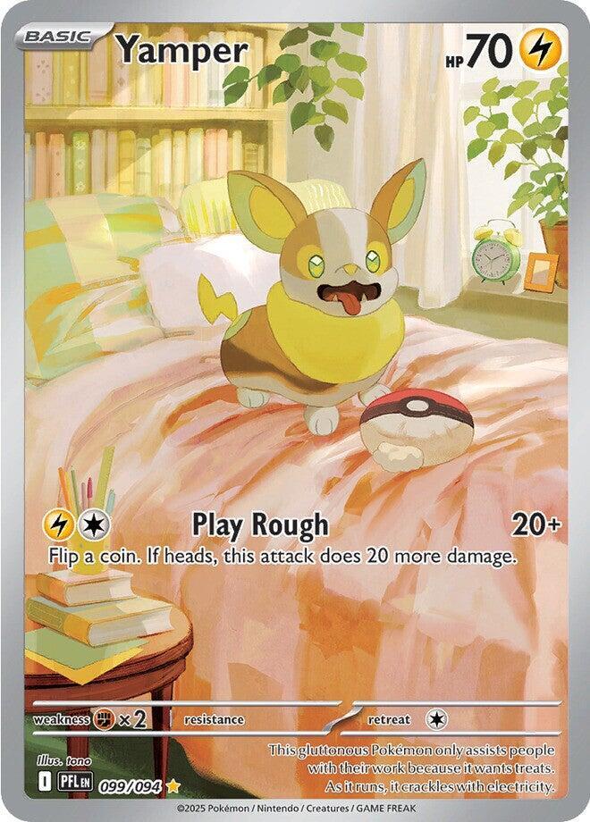 Yamper [Illustration Rare] 099/094 - Pokemon Phantasmal Flames