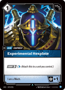 Experimental Hexplate [Uncommon] SFD 061/221 - Riftbound Spiritforged