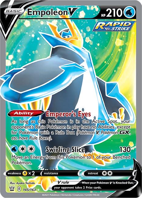 Empoleon V (Full Art) [Ultra Rare] 145/163 - Pokémon Battle Styles